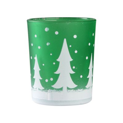 votive glass candleholders custom colored tealight glass candle holder for christmas
