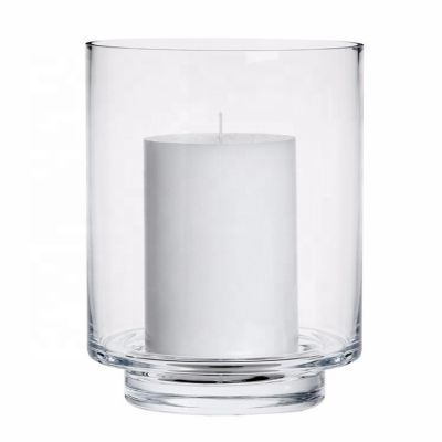 Wholesale Candles Scented Luxury Jar Large Hurricane Lantern Glass Candle Holder