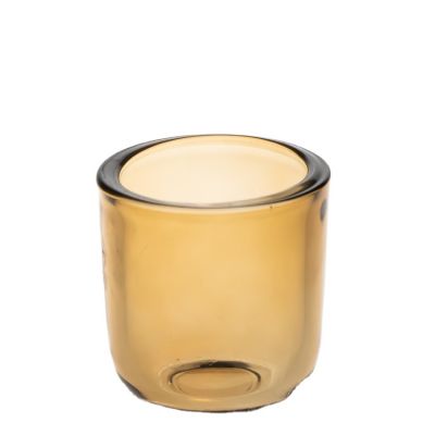 Customized Tealight Candle Holder Scented Candle Container Glass Candle Jars With lid