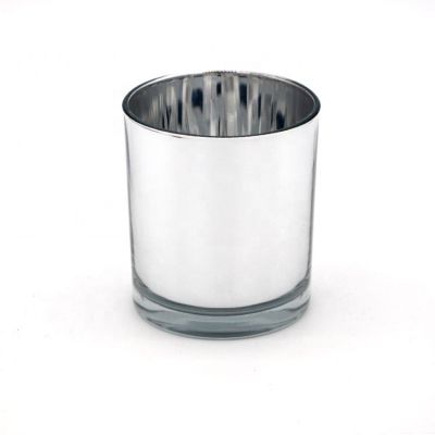 Modern Simplicity Multi-Colored Electroplate Advanced Glass Candle Holder
