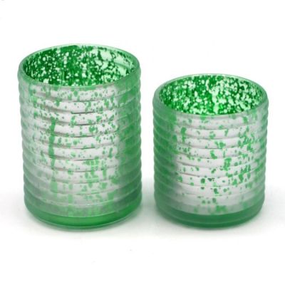 Modern Simplicity Multi-Colored Matte Color Beautifully Glass Color Glass Candle Holders