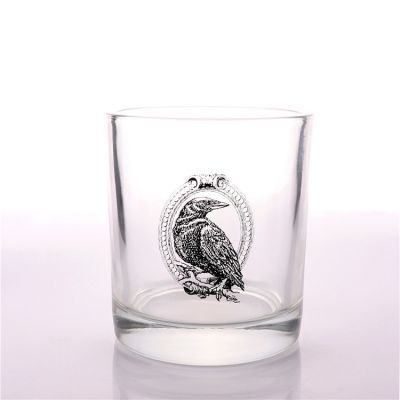 Clear Plain Large Size Empty Fragrance Candle Glass Jars For Candle