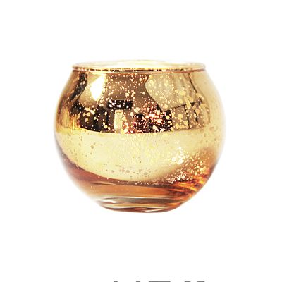 Wholesale luxury gold glass candle+jar empty for candle jars in bulk