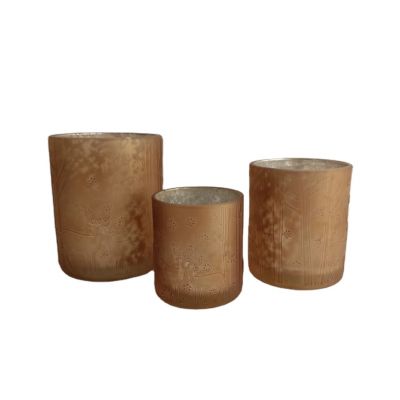 Simple modern electroplating spot can glass candlestick romantic candlelight dinner party decoration elk series candle can