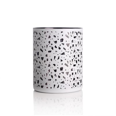 New Fashion 100% Full Inspection Custom Logo Glass Mosaic Candle Holder