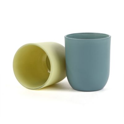 modern matte candle jar sets