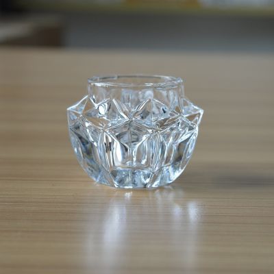 Custom mini glass candle jar candle vessel