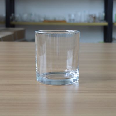Classic round heat resistant 20oz glass cup for candle