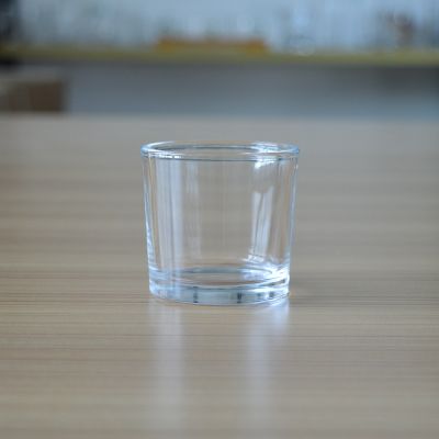 Small glass candle jar/container with 70ml capacity for tealight/wax