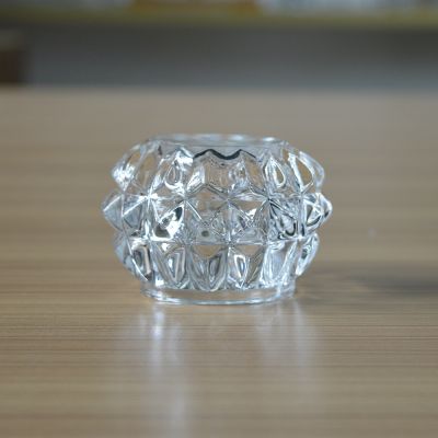 Wholesale mini glass candle jar candle vessel