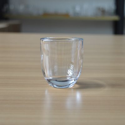 Wholesale mini bell shape glass candle jar candle vessel