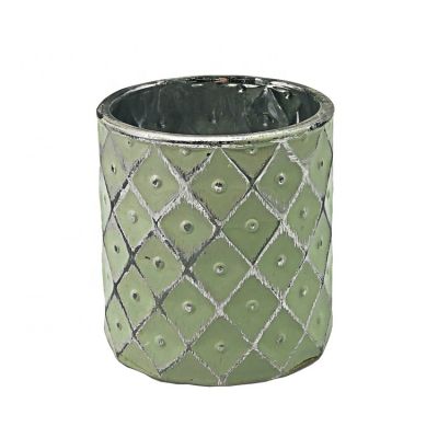 Customizable Personalized private label luxury Wholesale frosted Glass Aroma scented Candle Jar with lids