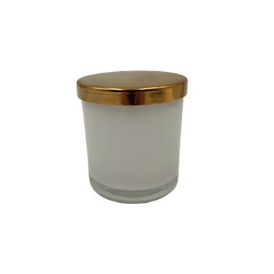 black and white color tealight glass candle jar on sale