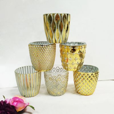 wholesale luxury glass candle jar for candle making