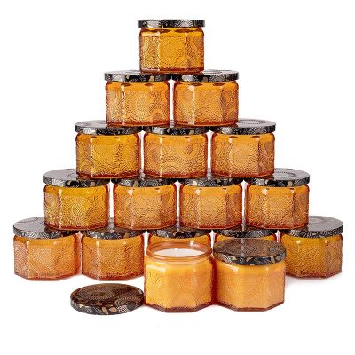 New fashion 4oz glass candle jar vessel