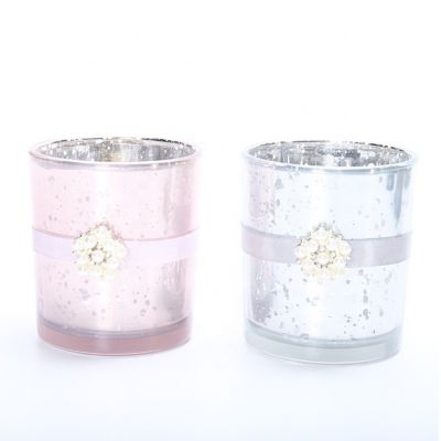 Multi-colored Christmas Glass jars