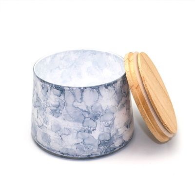 colored round glass votive candle holder