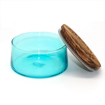 High quality glass candle jar