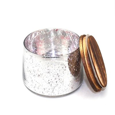 Wholesale mercury glass candle jar with high quantity