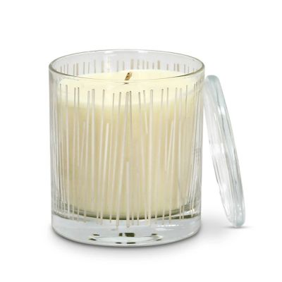 Custom Decorative Glass Candle Jar with Lid for Candle Making