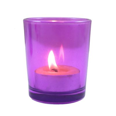 Hot Sale Custom Color Glass Candle Jar For Candle Making