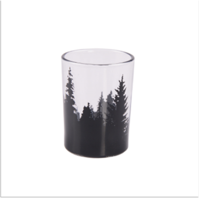 Custom Logo or Pattern Glass Candle With Containers Jar Empty Candle Glass Jar
