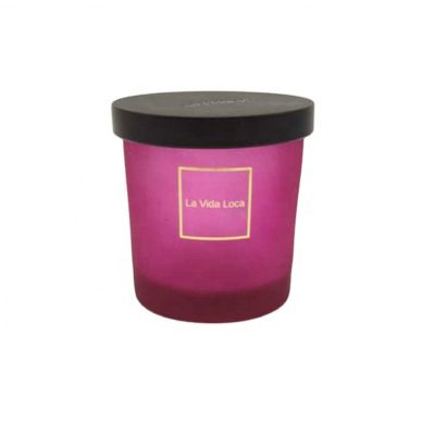 wholesale new design decorative matte empty candle glass jars candle holders factory