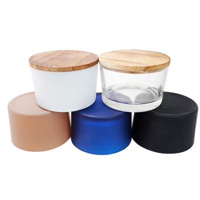 Mini 5oz glass candle tumbler for candle making with lid candle holder
