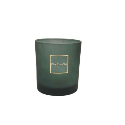 Wholesale holiday gift matte candle holder jars for home decor