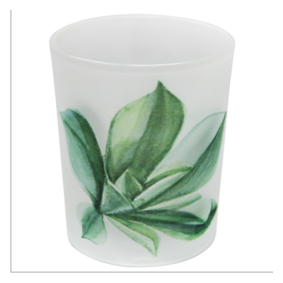 New design home decoration glass jar scented candle