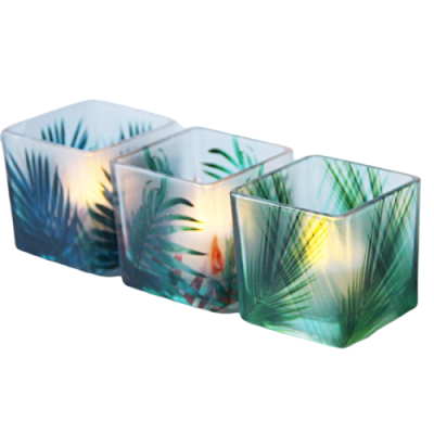 2019 Glass Customized votive candle holders mercury glass 4 inch glass candle holders