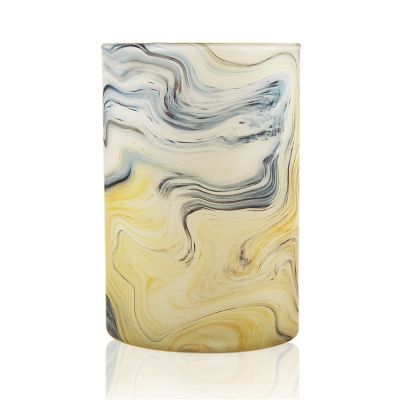 Difference size and shape customized glass containers for candles for wedding and home decoration