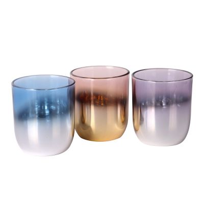 New Wedding Decor Colorful Glass Candle Jar