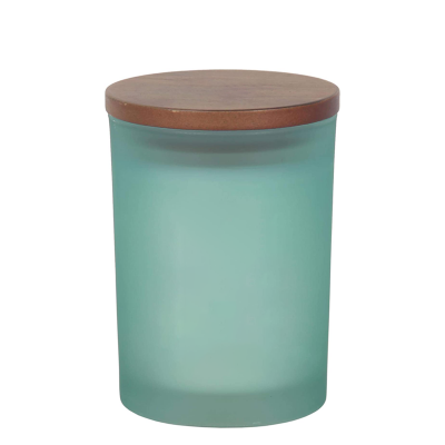 Glass candle jar,Frosted glass votive candle holder for wedding decoration