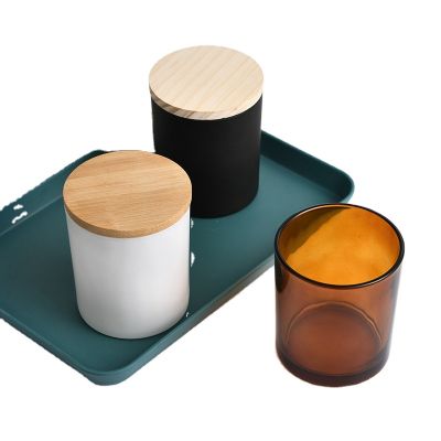 Manufacturers direct candle glass jar can be customized logo glass candle jar