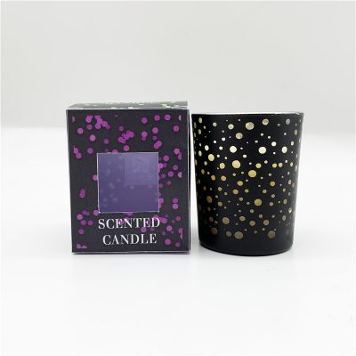 Home Decor Decorative Electroplating Mini Glass Candle jar