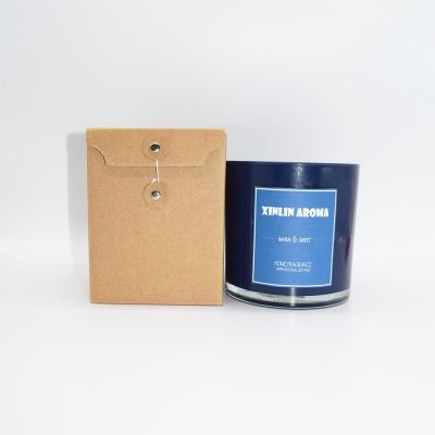 High Quality Handmade Large Size Glass Candle Jar in Bulk