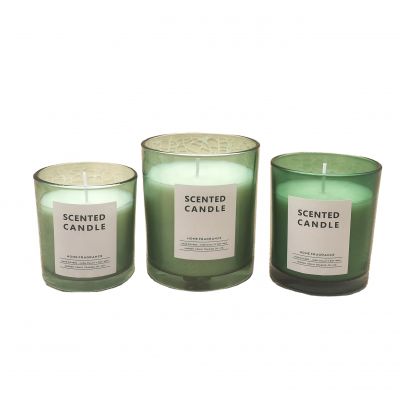 Luxury Glass Candle Jar With Wooden Lid