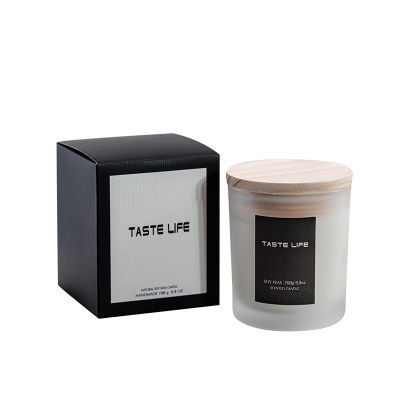 2021 new glass jar glass candle jar with lid