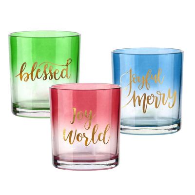 Wholesale Glass Candle Jar For Christmas 