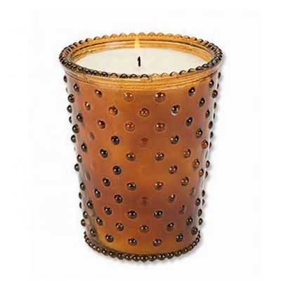 Wholesale glass hobnail candle holder glass lantern with color