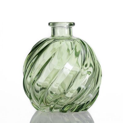 Custom Luxury Pineapple Green Reed Empty 250ml Diffuser Premium Bottle With Stopper