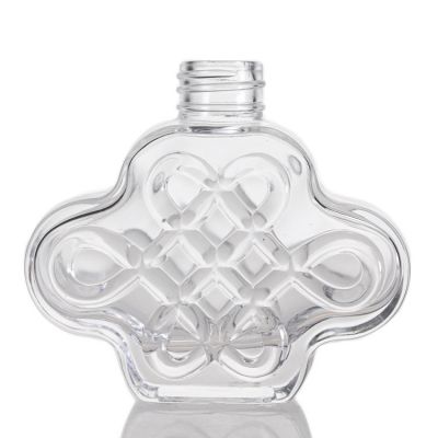 Flat special Shape Reed Diffuser Bottle 250ml Diffuser Glass For Sell