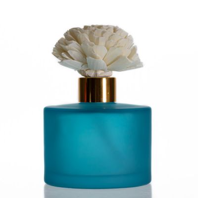 Free sample empty reed diffuser bottle 200ml aroma diffuser bottle with gypsum flower