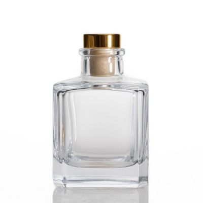 Square Bottom Fragrance Bottle 100ml Fragrance Reed Diffuser Bottles Wholesale