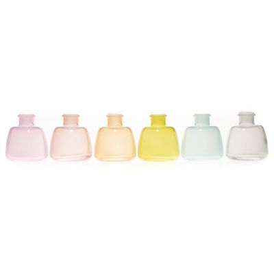 Custom Colorful Glass Reed Diffuser Bottle 100ml 200ml Fragrance Bottles Empty Diffuser Bottles