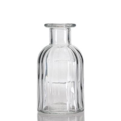 Wide mouth 100 ml fragrance bottles 4oz clear oil fragrance bottle glass vase