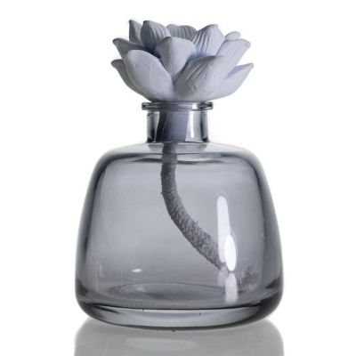 Round Ball Shape Reed Glass Diffuser Bottle Perfume 200ml Fragrance Diffuser Bottle