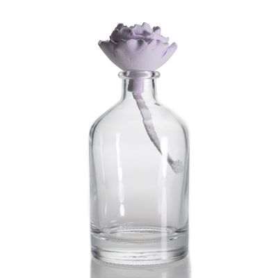 Accept Customer Logo Design Reed Diffuser Glass Bottle 250ml Diffuser Reeds With Sticks