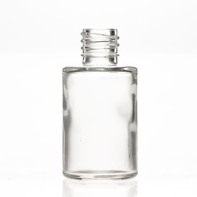 High End Transparent 30ml Air Fragrance Bottles 1oz Mini Empty Reed Diffuser Glass Bottles for Aroma Oil